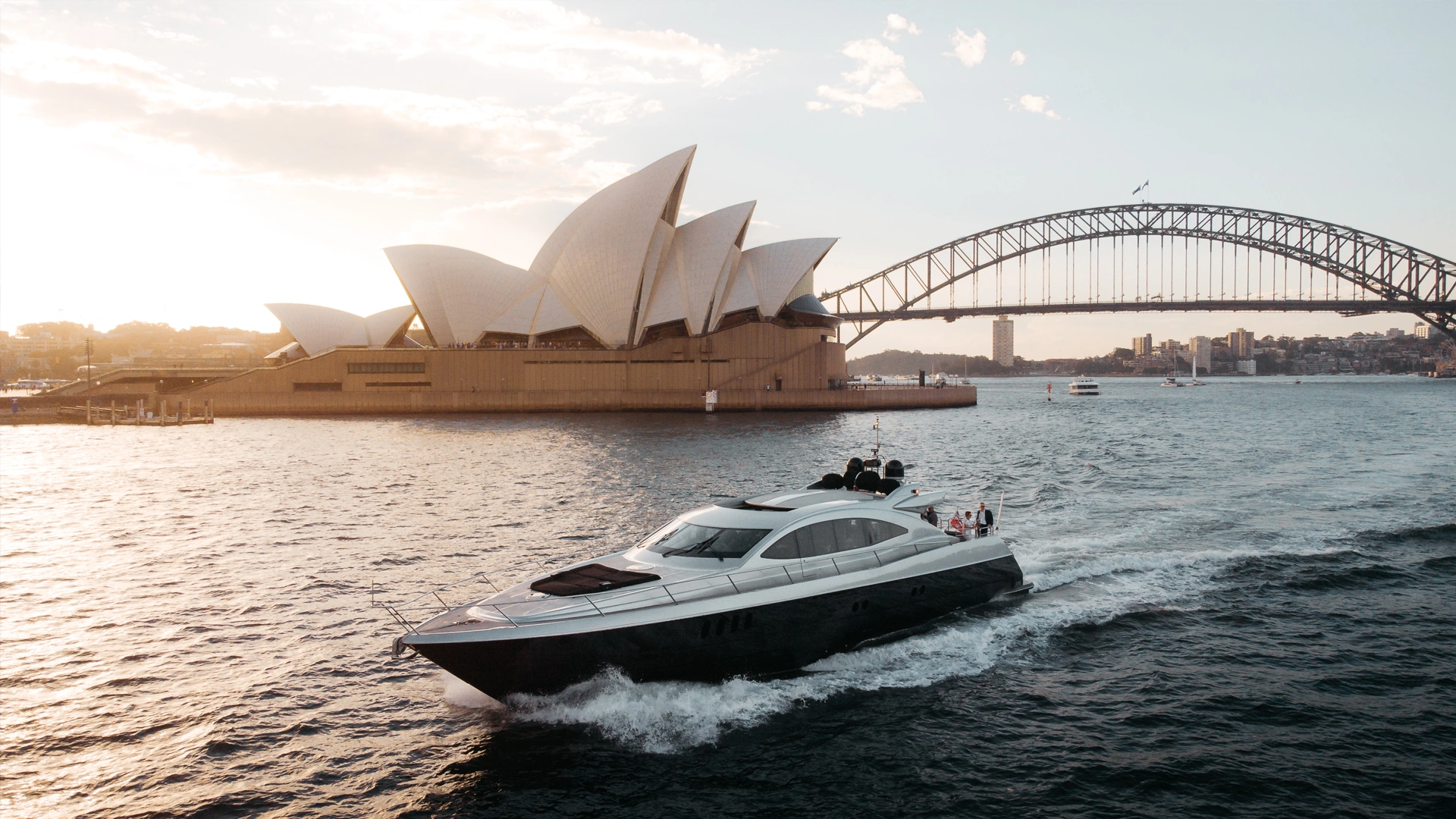 Luxury Yacht Sunset Cruise Experience Sydney Harbour Bridge Opera House - Ghost 1